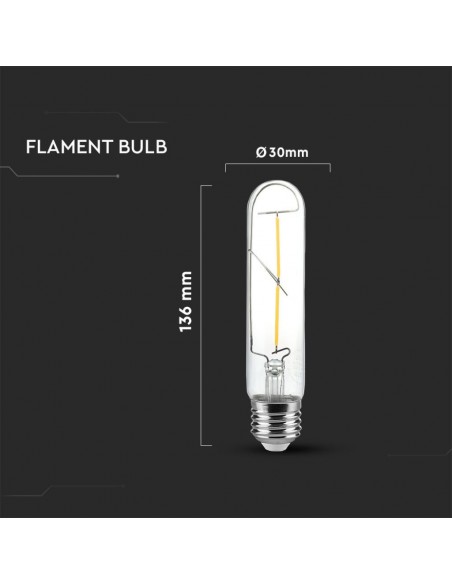 217251-Lampadina LED E  LM/W T Filamento -3