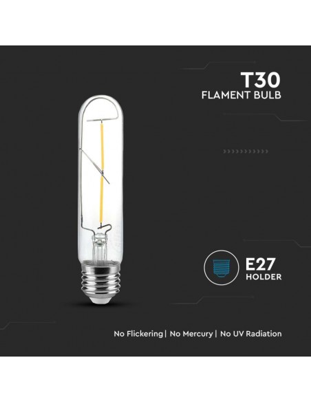 217251-Lampadina LED E  LM/W T Filamento -6