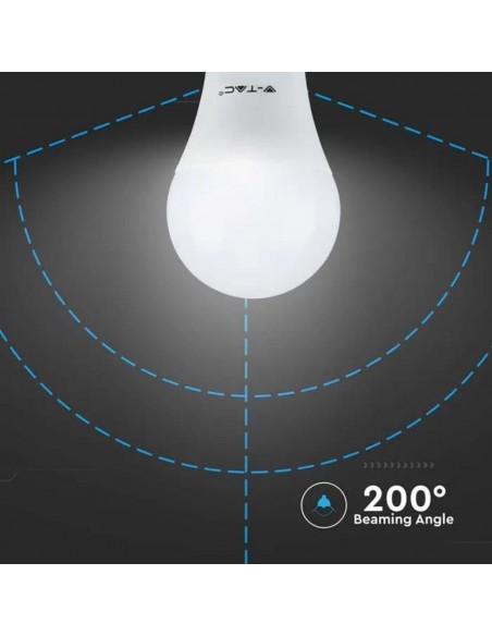 Lampadina LED E27 8,5W A60 6500K