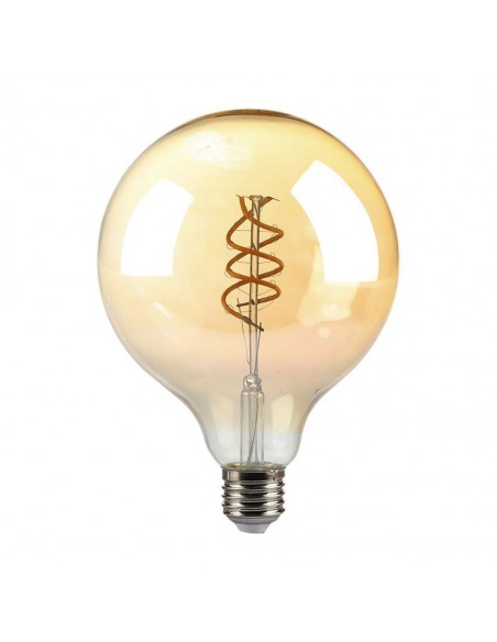 217328-Lampadina LED E  G Filamento Ambrato a doppio Spirale -1