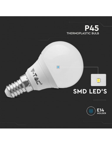 Lampadina LED E14 4,5W P45 4000K (Box...