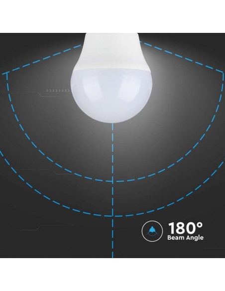 Lampadina LED E27 4,5W G45 3000K (Box 3 pezzi)