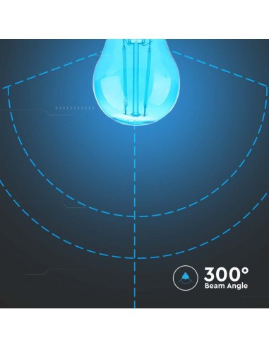 217412-Lampadina LED E  G Filamento Colore Blu-6