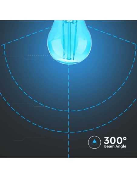 217412-Lampadina LED E  G Filamento Colore Blu-6