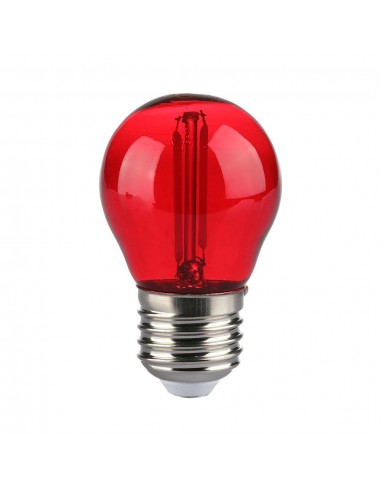 217413-Lampadina LED E  G Filamento Colore Rosso-1