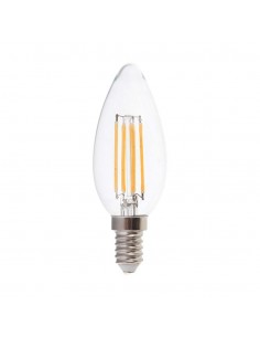 217423-Lampadina LED E  LM/W Candela Filamento -1