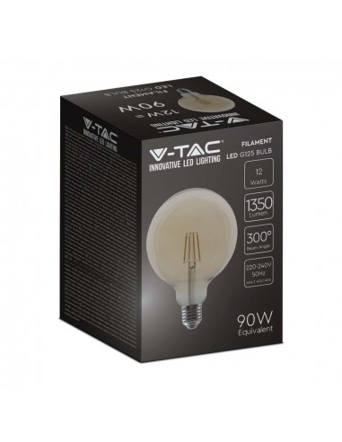 217456-Lampadina LED E  G Filamento Ambrato -2