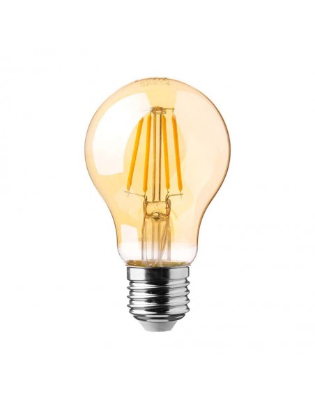 217457-Lampadina LED E  LM/W A Filamento Ambrato -1