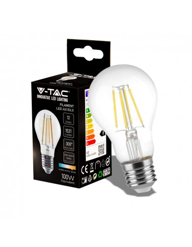 217458-Lampadina LED E  LM/W A Filamento -1