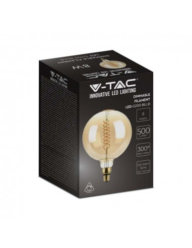 217462-Lampadina LED E  G Filamento  Dimmerabile-2