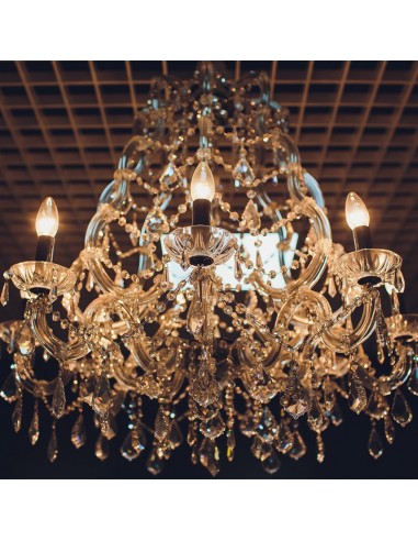 217472-Lampadina LED E  Candela Filamento Ambrato Art -4