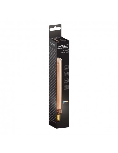217473-Lampadina LED E  T Candela Filamento Ambrato Art -2