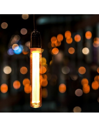 217473-Lampadina LED E  T Candela Filamento Ambrato Art -4