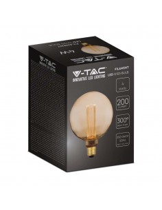 217475-Lampadina LED E  G Filamento Ambrato -1 2