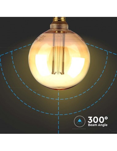 217475-Lampadina LED E  G Filamento Ambrato -6