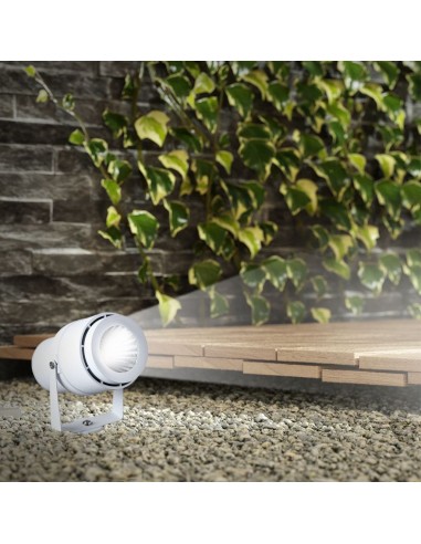 217547-Faretto LED da Giardino  con Picchetto Colore Bianco  -4