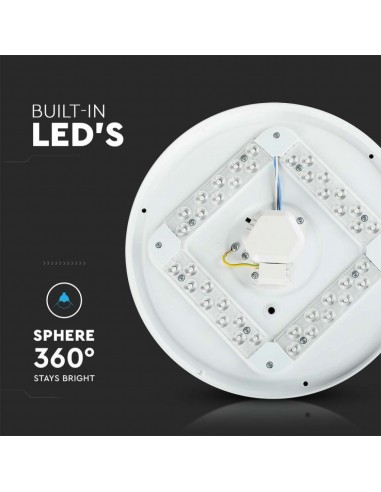 Plafoniera LED Rotonda 12W con...