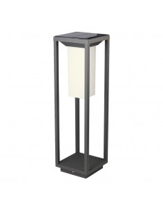 21785-Lampada Solare LED Chip Samsung da Muro Esterno  Rettangolare Sensore di Movimento Crepuscolare e Modalità di Luminosità C