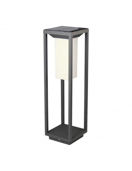 21785-Lampada Solare LED Chip Samsung da Muro Esterno  Rettangolare Sensore di Movimento Crepuscolare e Modalità di Luminosità C