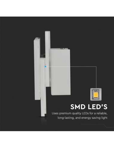Lampada LED da Muro Rettangolare con...