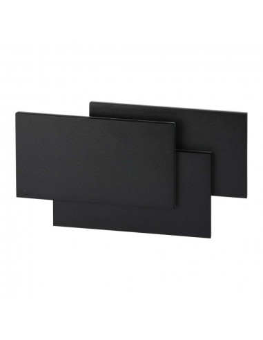 218204-Lampada LED da Muro Rettangolare con Forme Sovrapposte  Colore Nero  IP-1