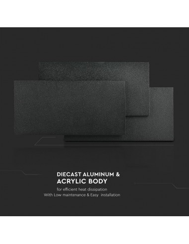 Lampada LED da Muro Rettangolare con...