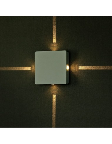 218209-Lampada LED da Muro Quadrato  LM/W Colore Bianco  -3