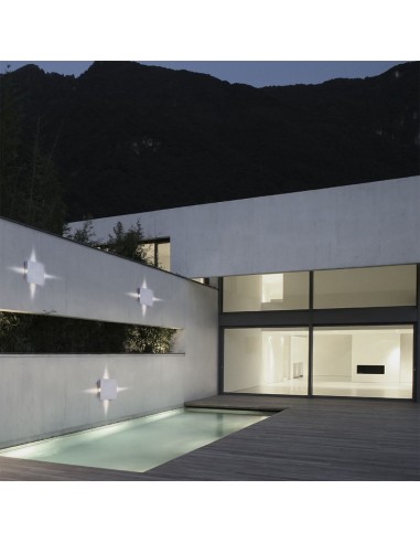 218209-Lampada LED da Muro Quadrato  LM/W Colore Bianco  -4