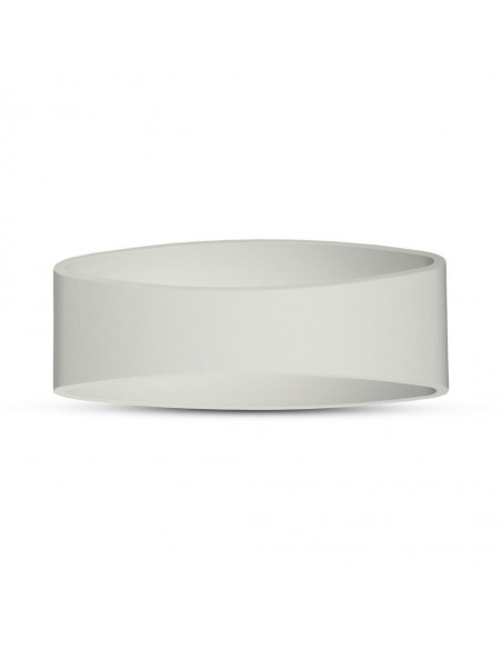 218232-Lampada LED da Muro Arrotondata  LM/W Colore Bianco  IP-1