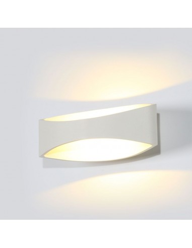 218232-Lampada LED da Muro Arrotondata  LM/W Colore Bianco  IP-4