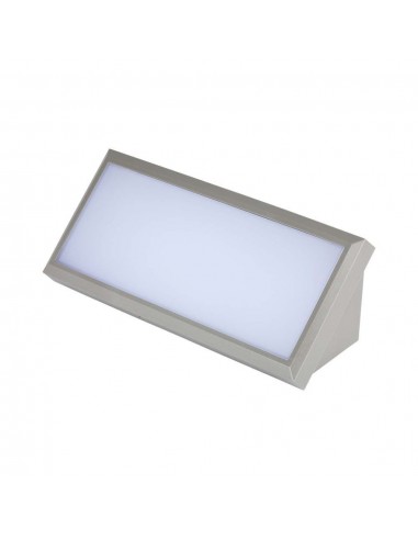 218235-Lampada LED da Muro Angolare  Colore Grigio  -1