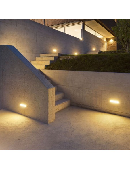 218238-Lampada LED da Muro Angolare  Colore Grigio  -3