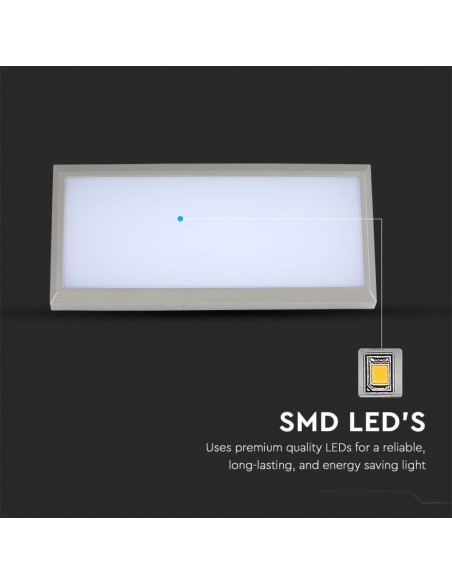 218238-Lampada LED da Muro Angolare  Colore Grigio  -5