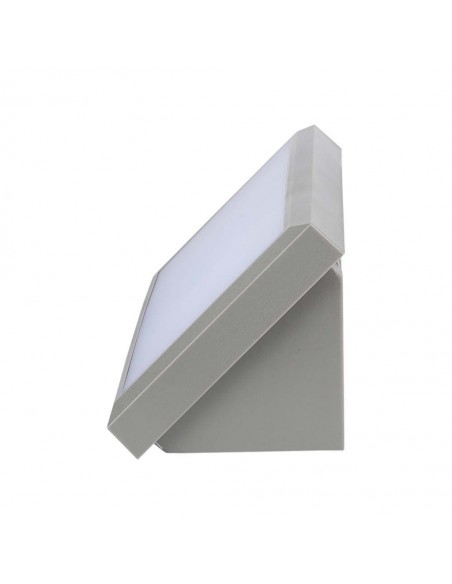 Lampada LED da Muro Angolare 20W Grigio 6400K IP65