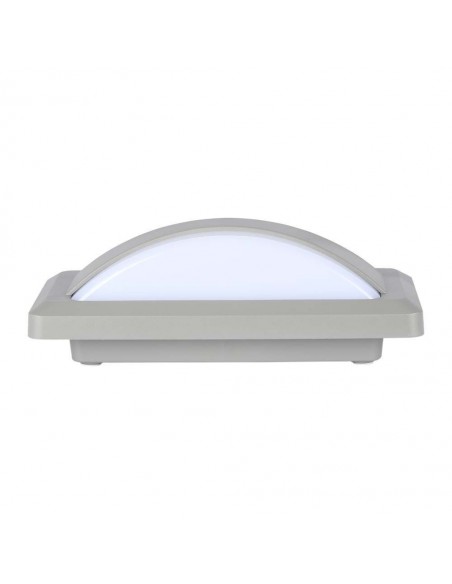 Lampada LED da Muro Rettangolare 12W Grigio 3000K IP65