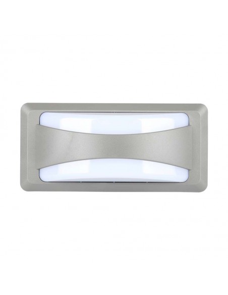 218247-Lampada LED da Muro Rettangolare  Colore Grigio  -1