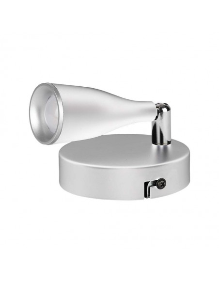 Faretto LED da Muro 4,5W con Testa Orientabile Colore Bianco 3000K IP20