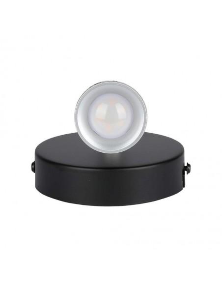 Faretto LED da Muro 4,5W con Testa Orientabile Nero 4000K IP20