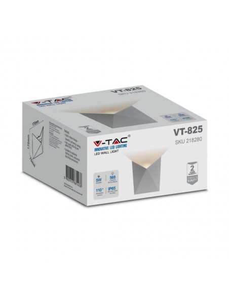 218280-Lampada LED da Muro a Tasca  LM/W Colore Bianco  -2