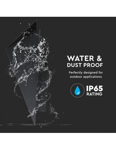 218282-Lampada LED da Muro a Tasca  LM/W Colore Nero  -6