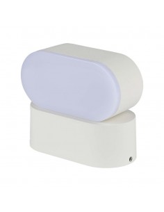 218286-Lampada LED da Muro Ovale  LM/W Colore Bianco con Testa Ruotabile  -1