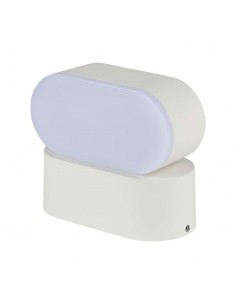 218287-Lampada LED da Muro Ovale  LM/W Colore Bianco con Testa Ruotabile  -1