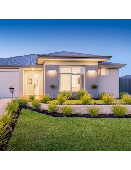 218292-Lampada LED da Muro Ovale  LM/W Colore Bianco con Doppia Testa Ruotabile  -5