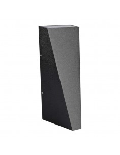 218297-Lampada LED da Muro  LM/W Doppio Fascio Luminoso Colore Nero  -1