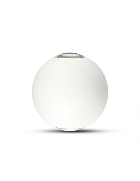 218301-Lampada LED da Muro Sferica  Doppio Fascio Luminoso Colore Bianco  -1