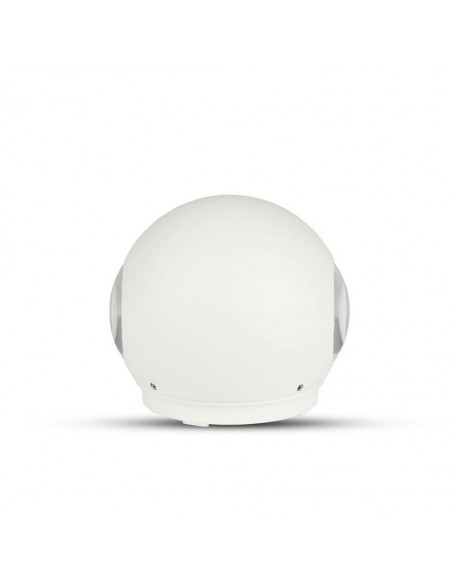 218302-Lampada LED da Muro Sferica  Doppio Fascio Luminoso Colore Bianco  -7