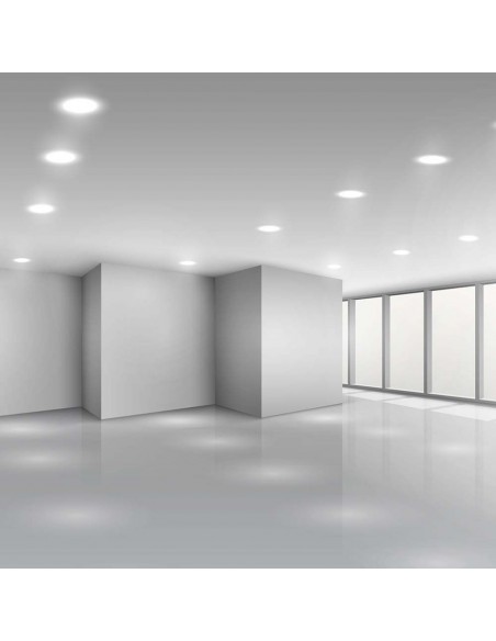 21832-Faretto LED Chip Samsung da Incasso Rotondo  Inclinabile Colore Bianco -5