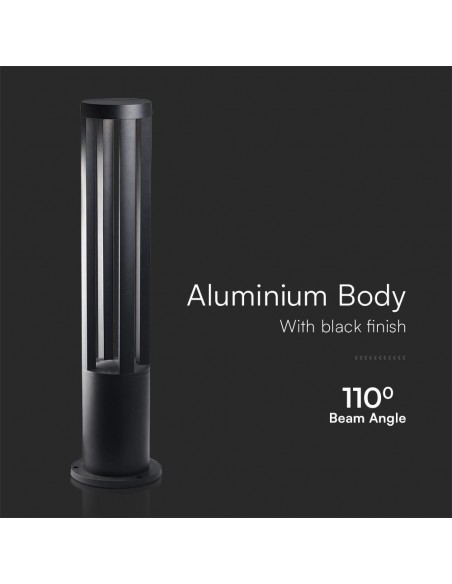 218328-Lampada LED da Giardino Fissaggio a Terra LED COB  Colore Grigio hcm  -6