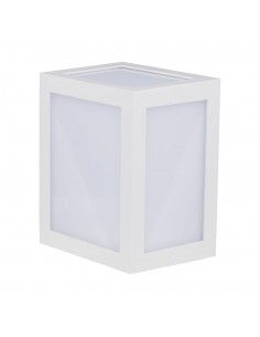 218334-Lampada LED da Muro a Lanterna  Quadrata Colore Bianco  -1