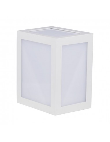 218335-Lampada LED da Muro a Lanterna  Quadrata Colore Bianco  -1